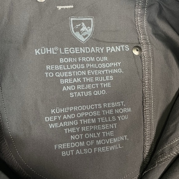 KUHL Legendary Pants Womens Size 21 Short (36x31) Gray Hiking Outdoors Utility‎ - Picture 9 of 16